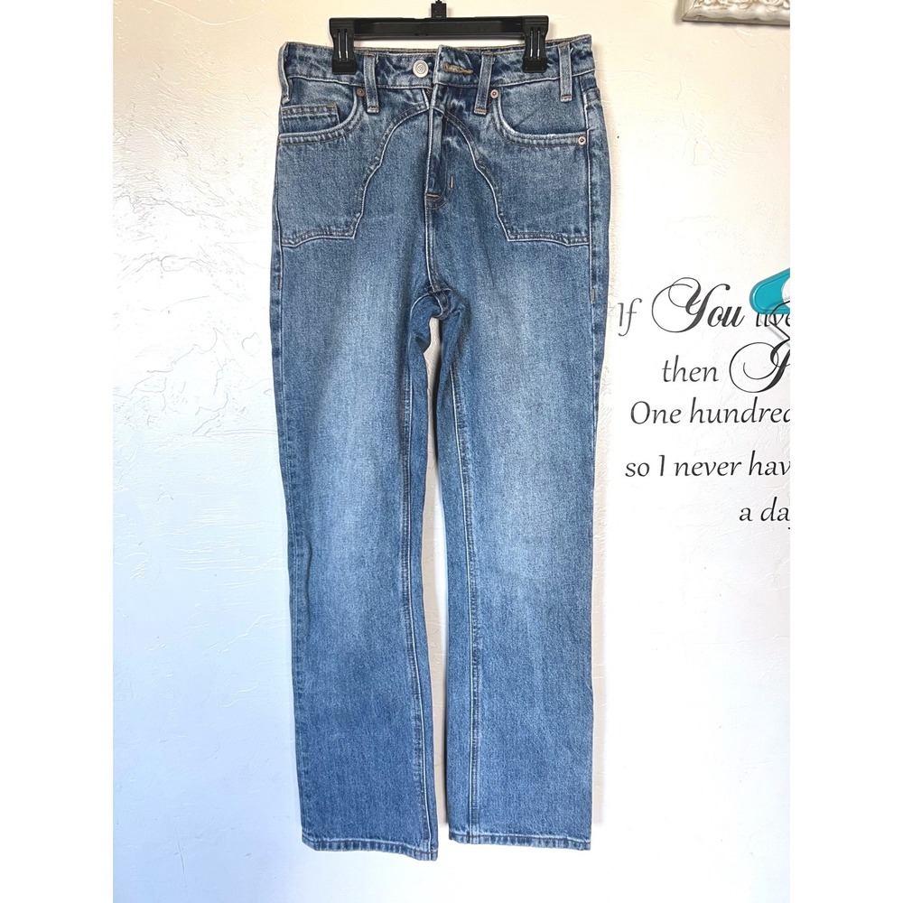Rock and Roll Denim Panhandle Westmoo High Rise Bootcut Jeans retro 70s western